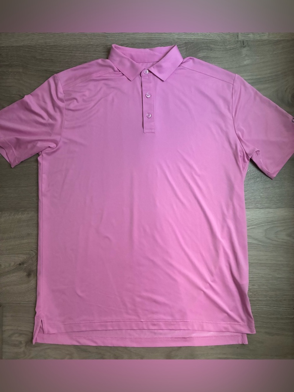 Callaway Opti-Dri Men's Golf Performance Polo Shirt Pink Size Large